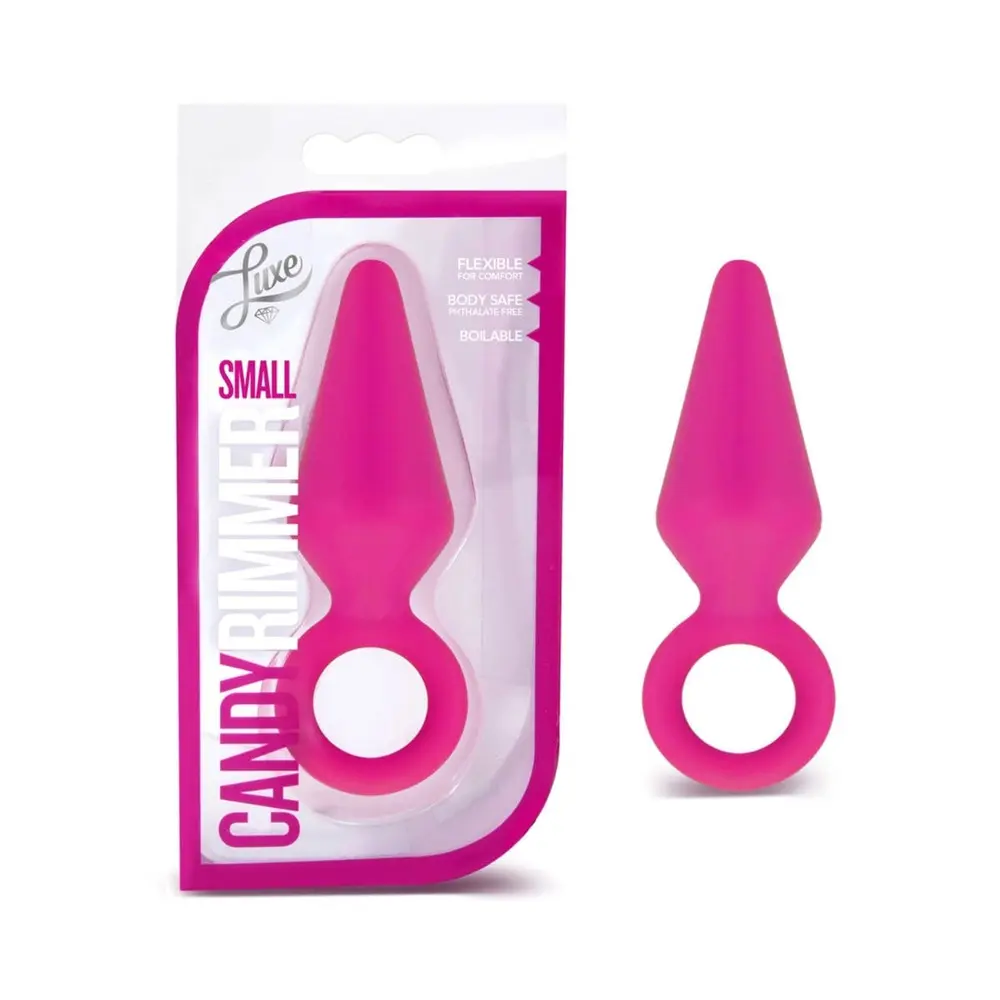Luxe - Candy Rimmer Silicone Anal Plug Small Fuchsia