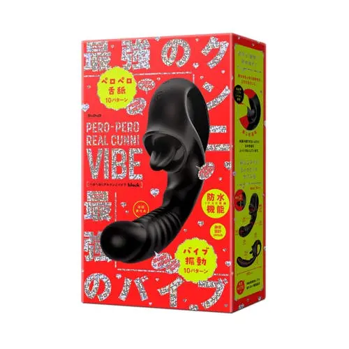 PPP Japan - Pero-Pero Real Cunni Vibe Rechargeable Rabbit Vibrator with Licking Tongue