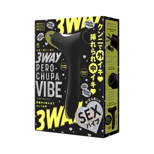 Hatopla - 3-Way Pero-Chupa Sucking and Licking G-spot Vibrator