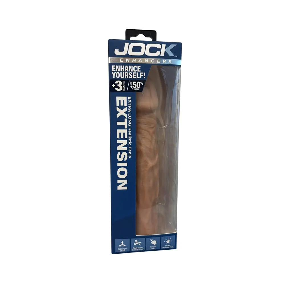 Curve Toys - Jock Extra Long 3-inches Penis Extension Sleeve