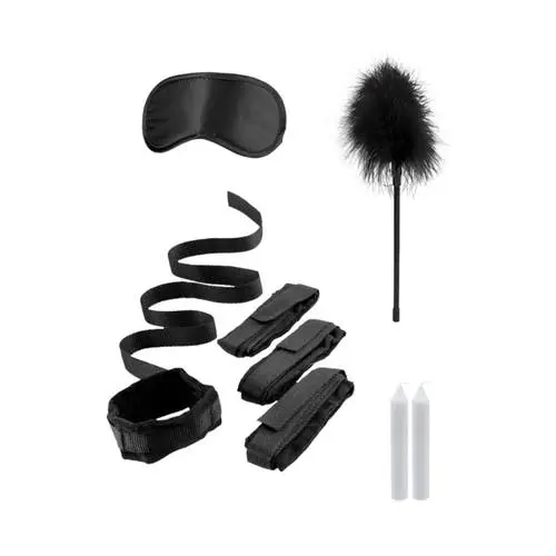 Ouch Black and White - Bed Bindings Restraint Kit