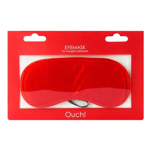 Ouch - Soft Eye Mask Red