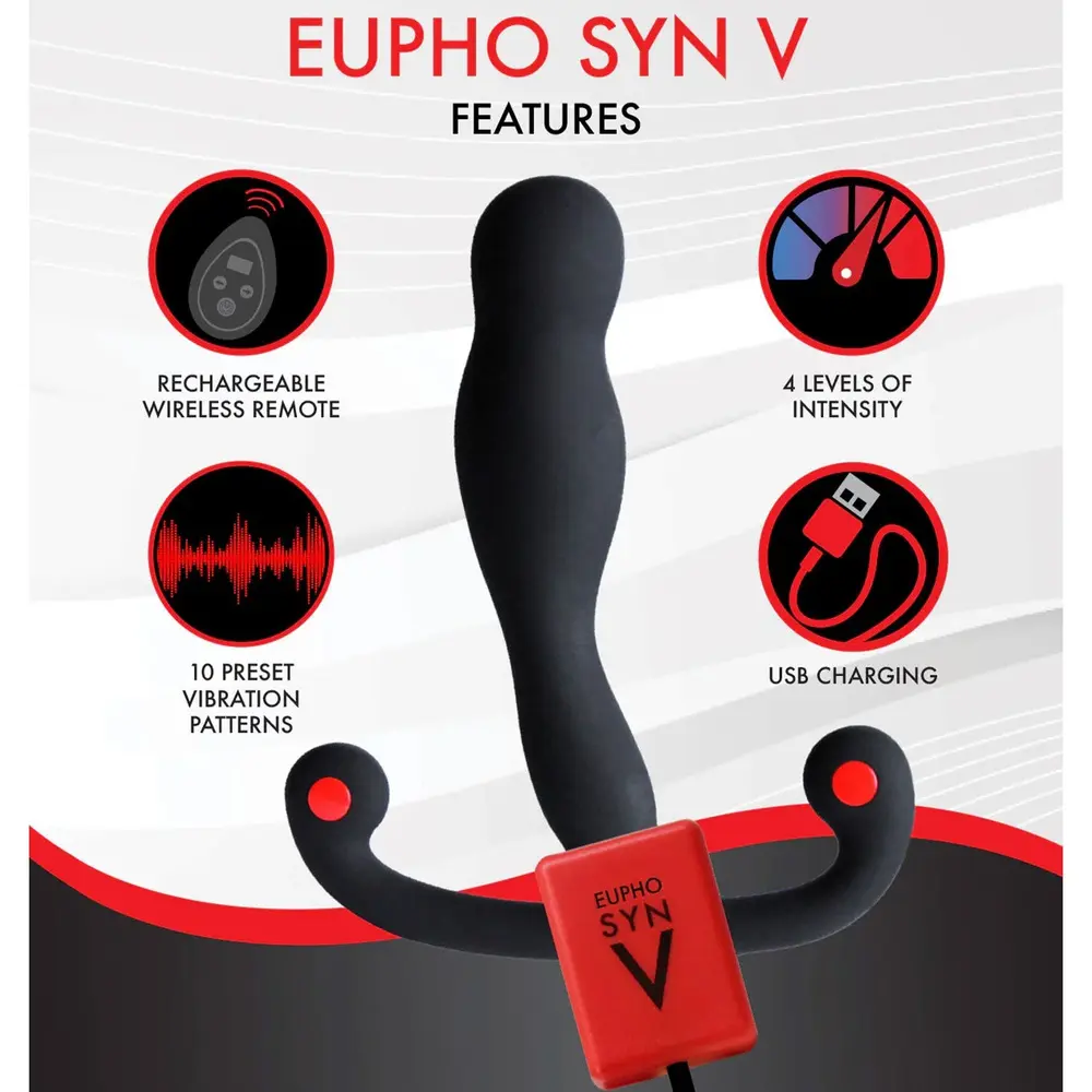Aneros - Eupho Syn V Prostate Stimulator with Remote