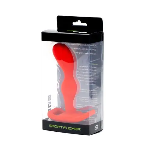 Sport Fucker - Crossfit Prostate Stimulator Silicone Anal Plug Red