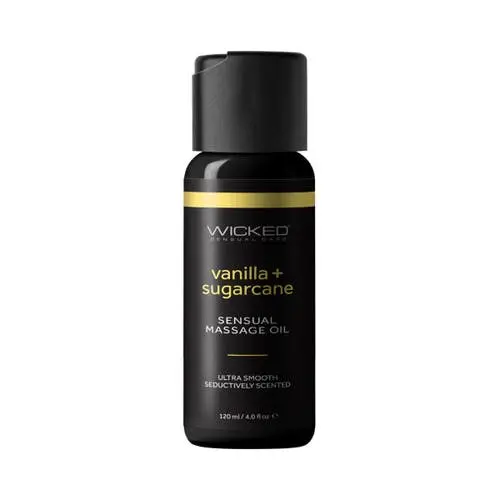 Wicked Sensual Care - Vanilla and Sugarcane Massage Oil 120 ml