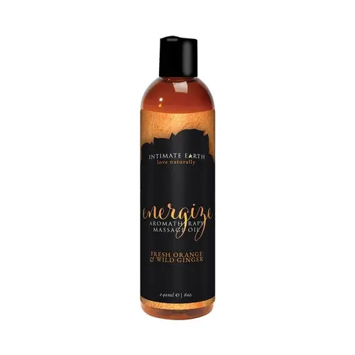 Intimate Earth - Energizing Aromatherapy Massage Oil Orange & Ginger 120 ml