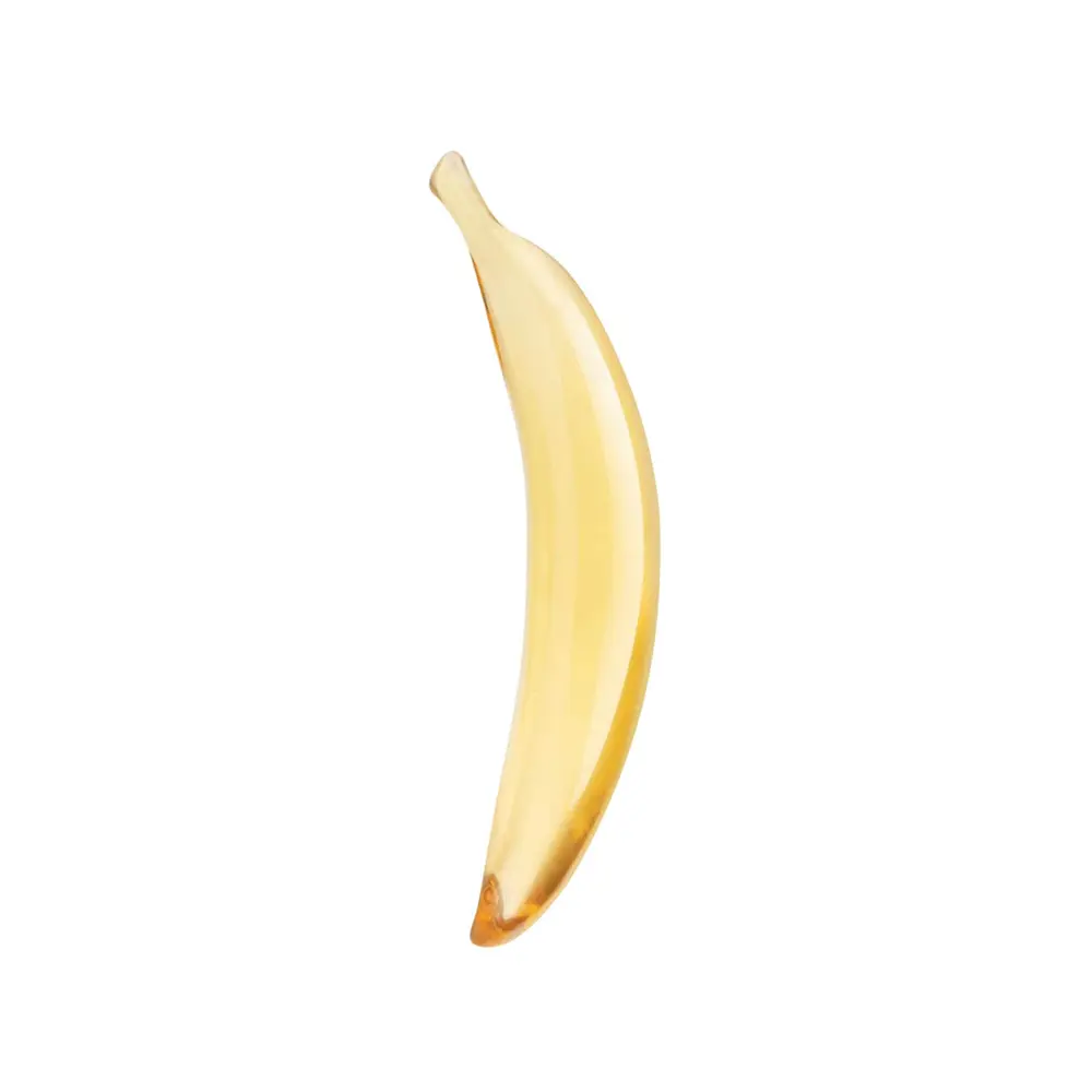 Glas - Banana Joy 7-inch Glass Dildo