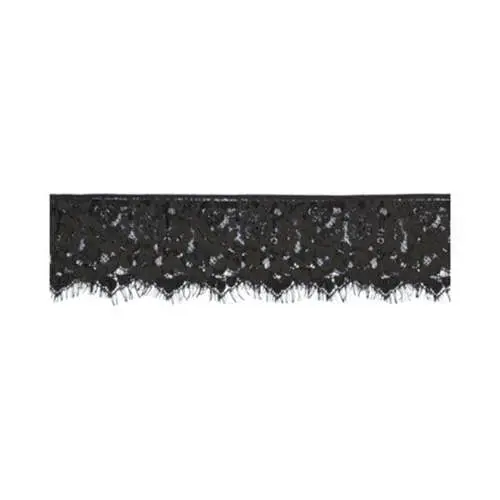 Ouch Black and White - Lace Mask With Elastic Straps Black