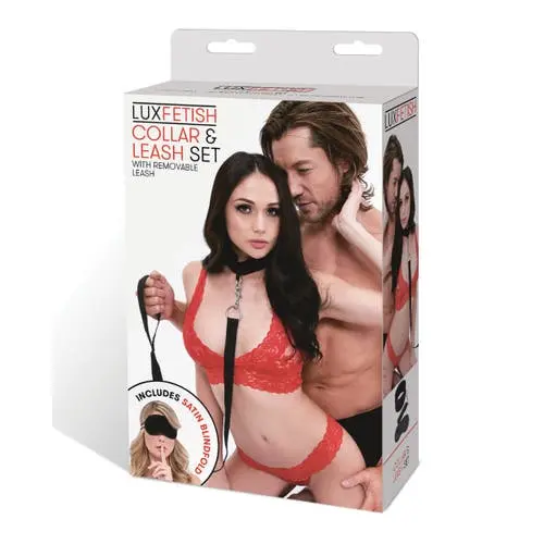 Lux Fetish - Collar and Leash Set