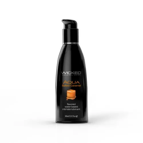 Wicked Sensual Care - Aqua Water Based Lubricant 60ml Salted Caramel