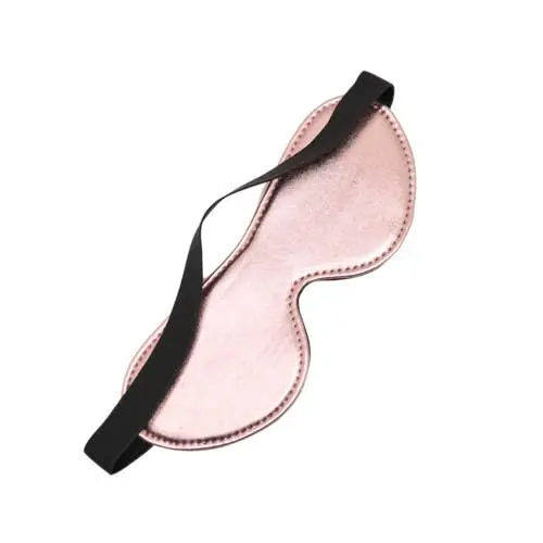 SM Club - Luxe Padded Bondage Blindfold Rose Gold