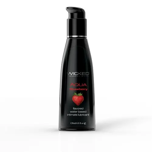 Wicked Sensual Care - Aqua Water Based Lubricant Strawberry 120ml