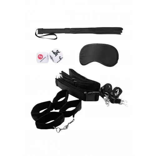 Ouch Black and White - Bondage Belt Restraint System Kit