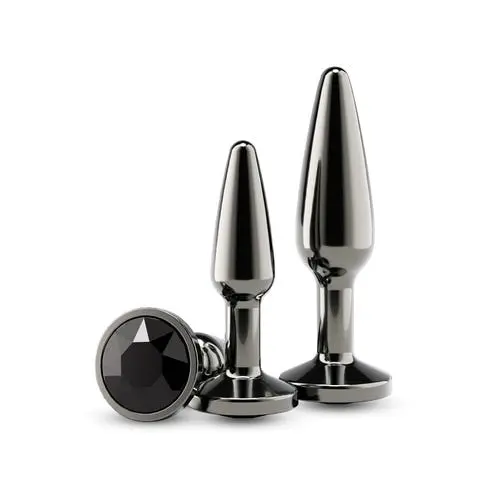 NS Novelties - Rear Assets Tapered 2-pc Trainer Kit Gunmetal Black