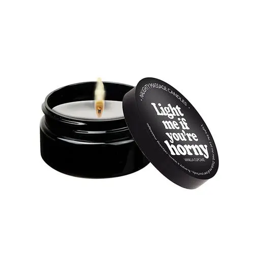 Kama Sutra - Light Me if You're Horny Mini Massage Candle 2 oz