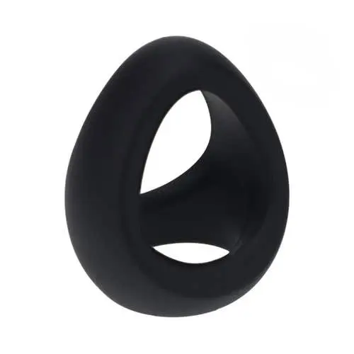 Levelz - Soft Tri O Silicone Cockring Black