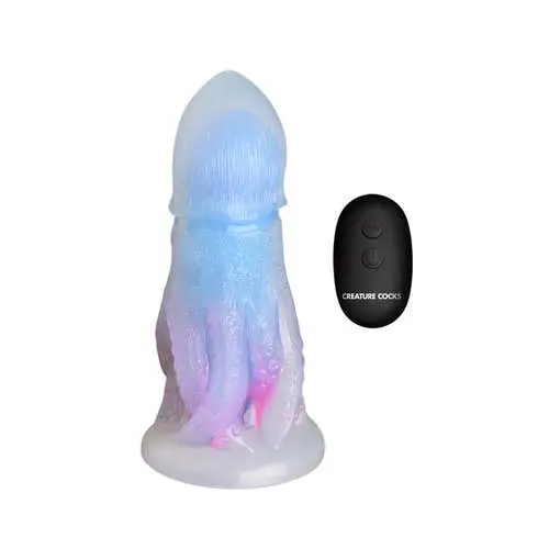 Creature Cocks - Cocktopus 8.2-inch Glow Dildo with Remote