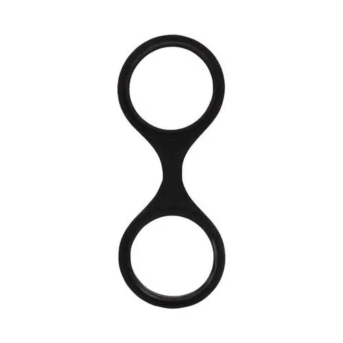 Ouch - Silicone Restraint Hand Cuffs Black