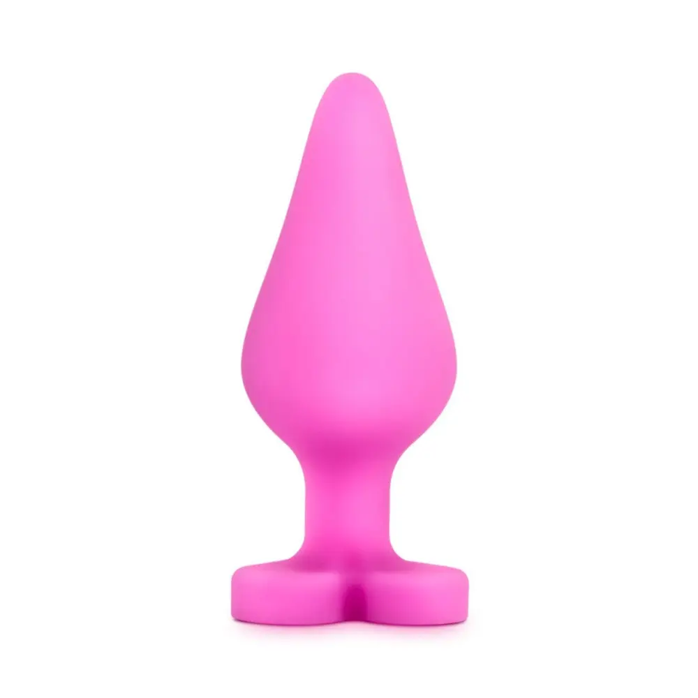 Play With Me - Naughty Candy Heart Be Mine 3.5 Inch Anal Plug Pink