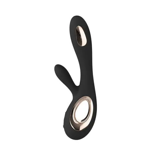 Lelo - Soraya Wave Dual Stimulation Rechargeable Rabbit Vibrator Black