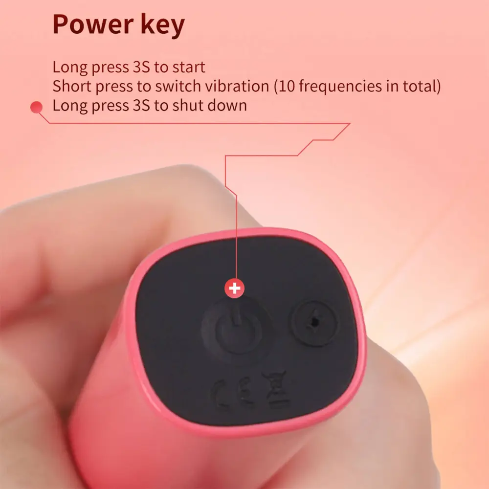 Funky Fantasy Series - Cherry Glow Bullet Vibrator