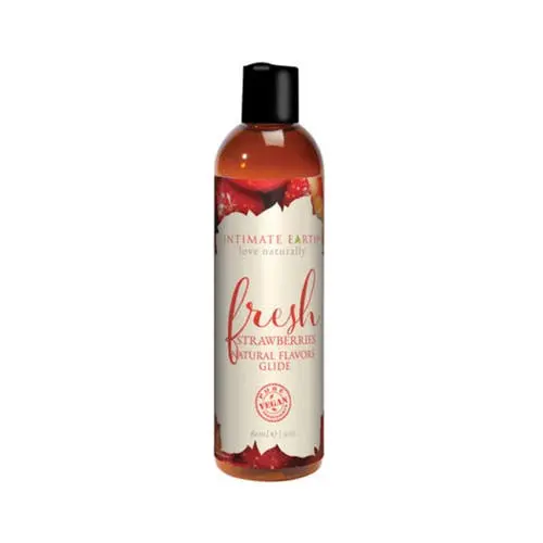 Intimate Earth - Natural Flavors Glide Fresh Strawberries 60 ml