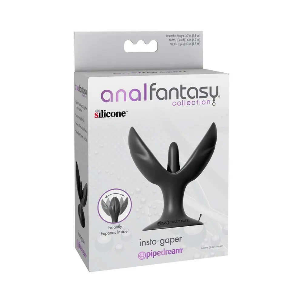 Anal Fantasy Elite Collection - Insta-Gaper Silicone Flexible Anal Plug