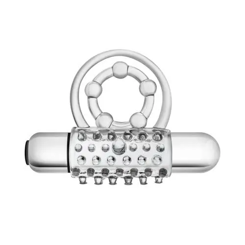 Stay Hard - Vibrating Super Clitifier Cock Ring Clear