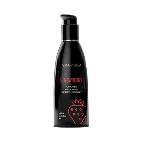 Wicked Sensual Care - Aqua Water Based Lubricant Strawberry 60ml