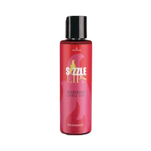Sensuva - Sizzle Lips Warming Edible Flavoured Gel Strawberry 125 ml