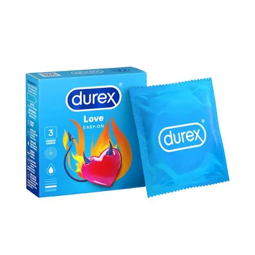Durex - Love Easy On 3 pcs Condoms