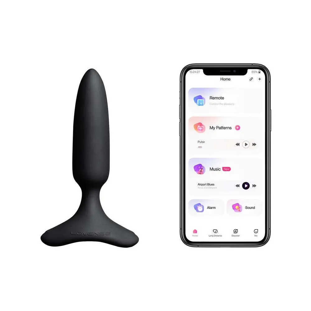 Lovense - Hush 2 1-inch App-Controlled Wearable Butt Plug