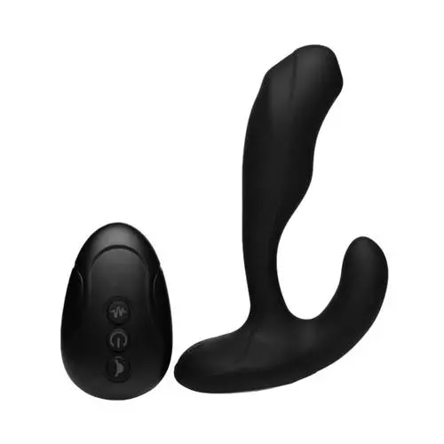 Alpha Pro - 7x Bendable Rechargeable Silicone Prostate Stimulator with Stroking Bead and Remote Control