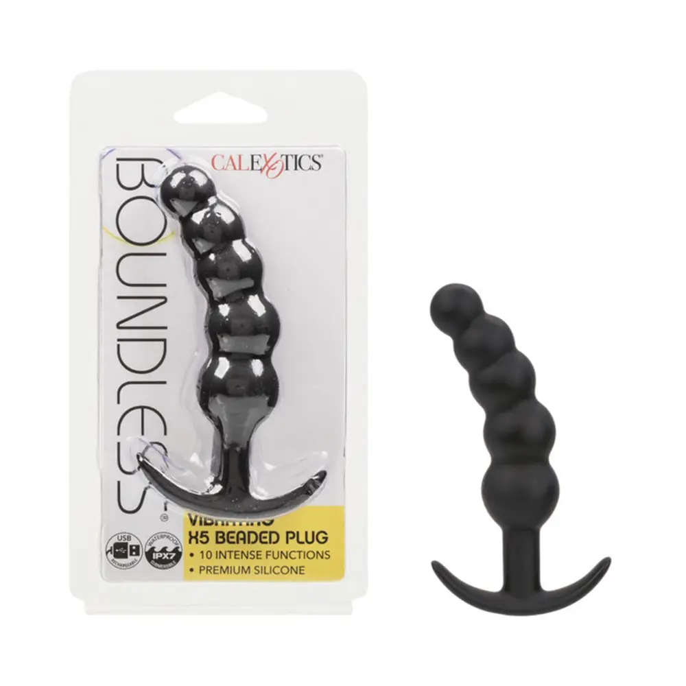 Boundless - Vibrating X5 Silicone Beaded Anal Plug