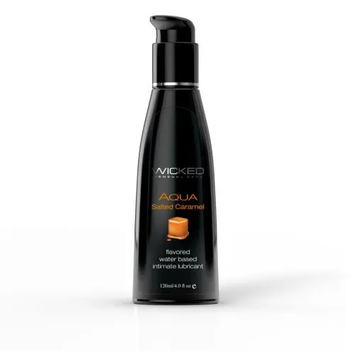 Wicked Sensual Care - Aqua Water Based Lubricant 120ml Salted Caramel