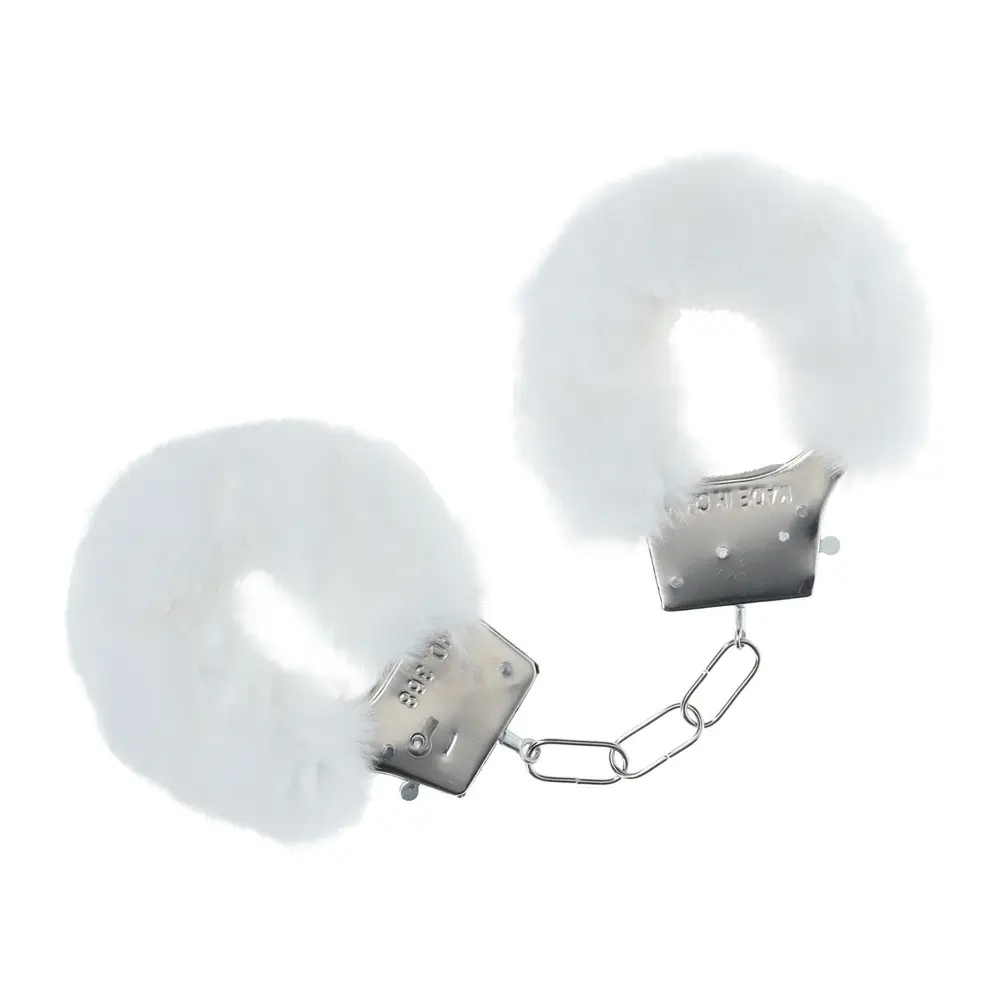 Ouch - Classic Fluffy Handcuffs Restraint Play White