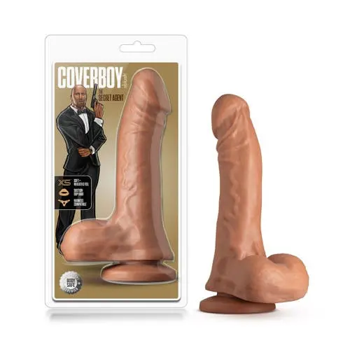 Coverboy - The Secret Agent 8.25-inch Dildo Mocha