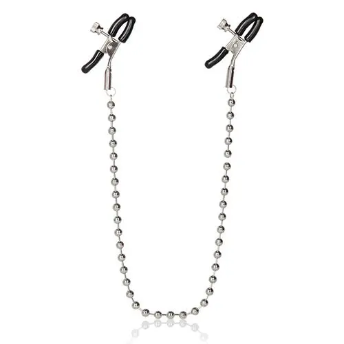 Nipple Play - Silver Beaded Nipple Clamps