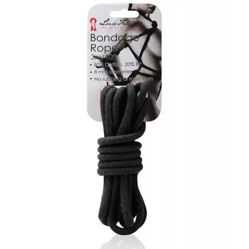 Lux Fetish - Bondage Rope 3m Black