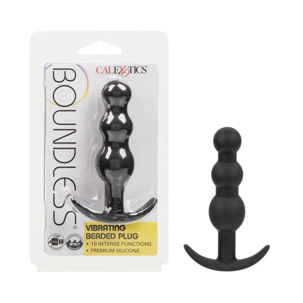 Boundless - Vibrating Silicone Beaded Anal Plug