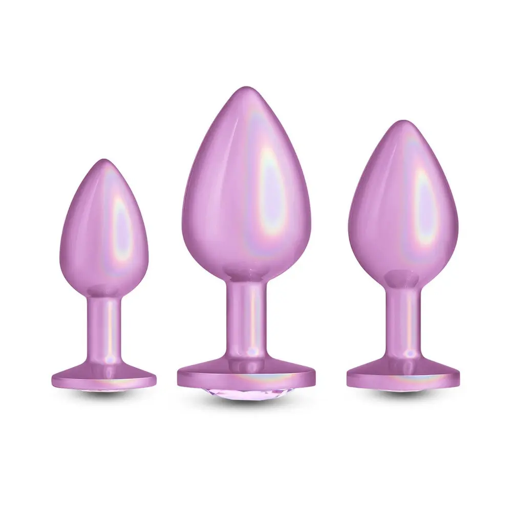 Ns Novelties - Rear Asset Iridescent Metal Anal Training Kit Pink