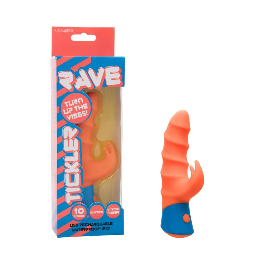 Calexotics - Rave Tickler Silicone Rabbit Vibrator