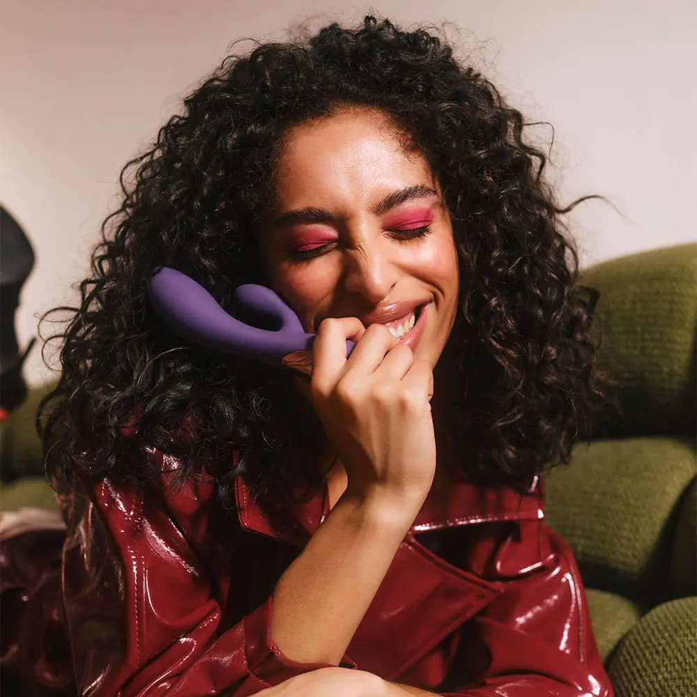 PRE-ORDER: Lelo - Ina Thrust App-Controlled Rabbit Vibrator Purple Twilight