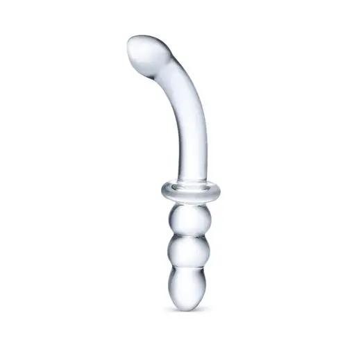 Glas - Ribbed G-Spot Glass 8-inch Dildo