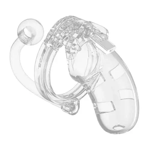 ManCage - Chastity 3.5-inch Cock Cage With Plug Model 10