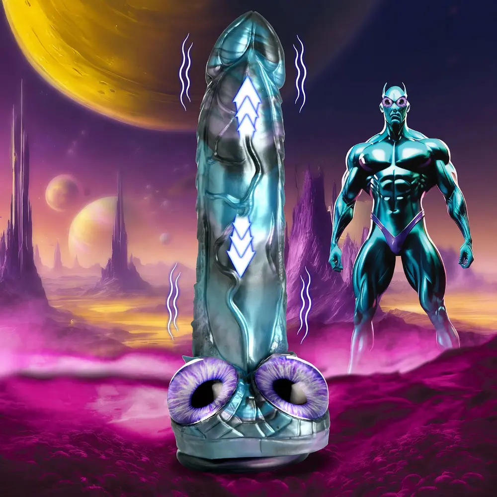 Creature Cocks - Astro-Thrust 9.3-inches Thrusting Vibrating Dildo