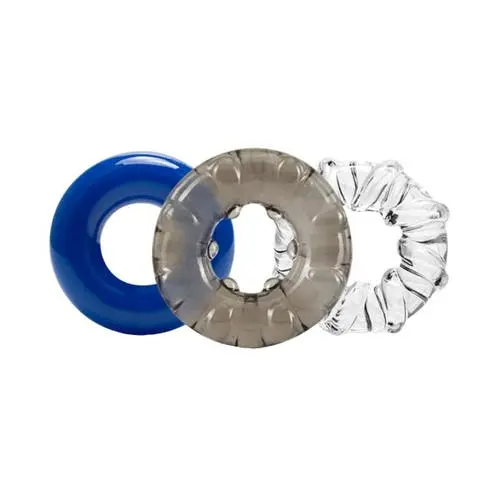 Stay Hard - Triple Stretch Cock Ring Set of 3