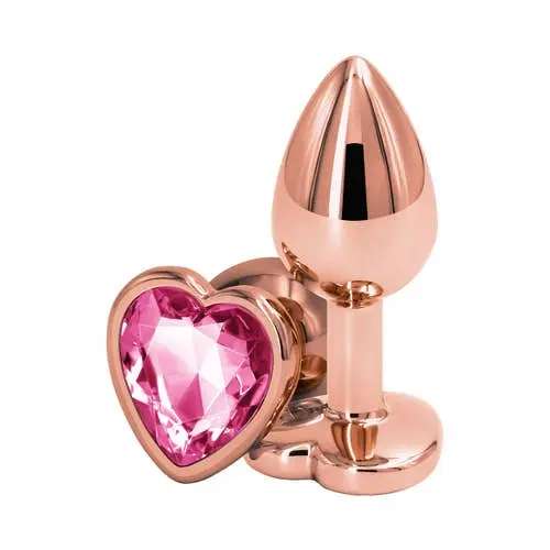 Ns Novelties - Rear Assets Rose Gold Heart Small