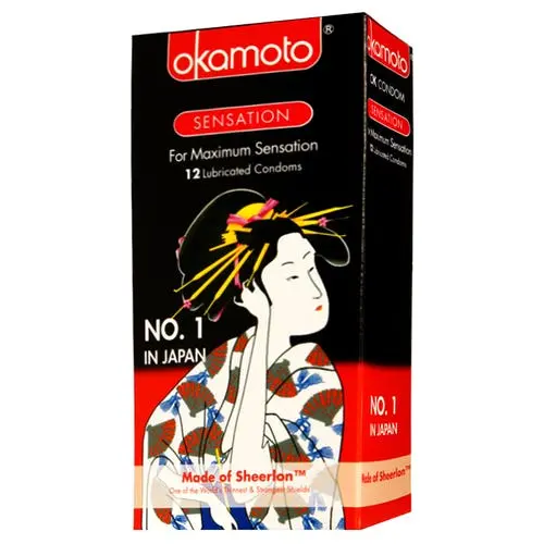 Okamoto - Sensation Condom 12Pcs