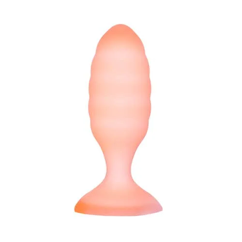 Softies - 4-in Silicone Anal Plug Orange
